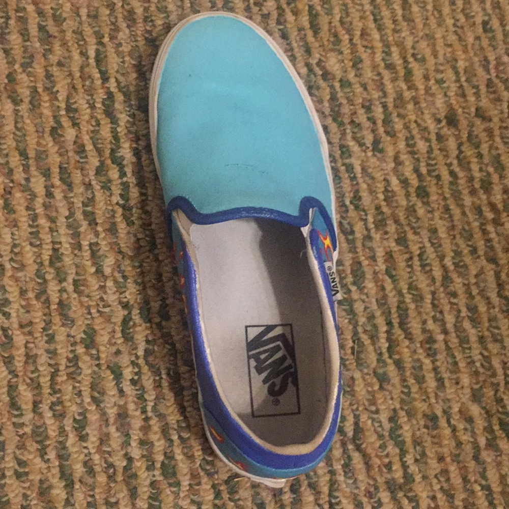 blue tyler the creator slip on vans